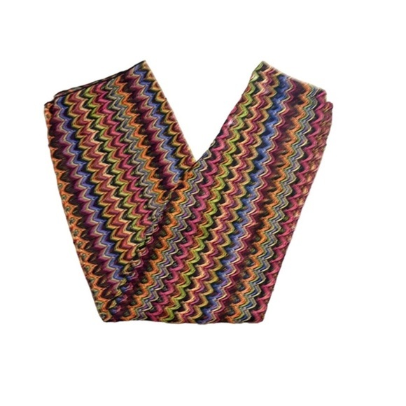NWT Becca Carnavale Rainbow Sheer Woven Missoni Inspired Cover-Up Pants Large - Picture 5 of 16